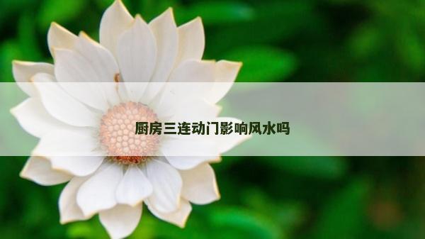 厨房三连动门影响风水吗