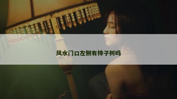 风水门口左侧有柿子树吗