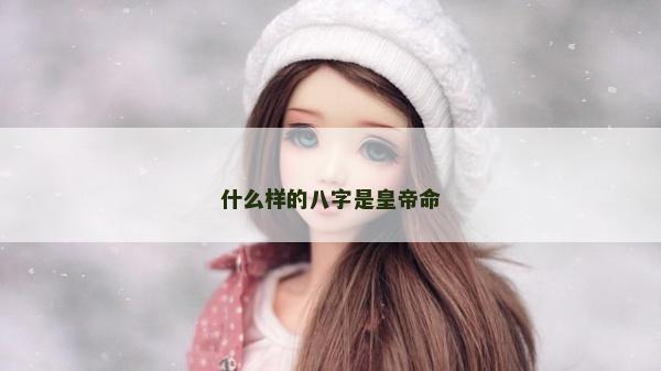 什么样的八字是皇帝命