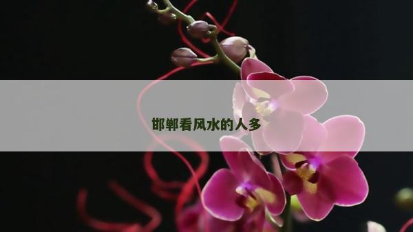 邯郸看风水的人多
