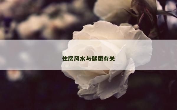 住房风水与健康有关