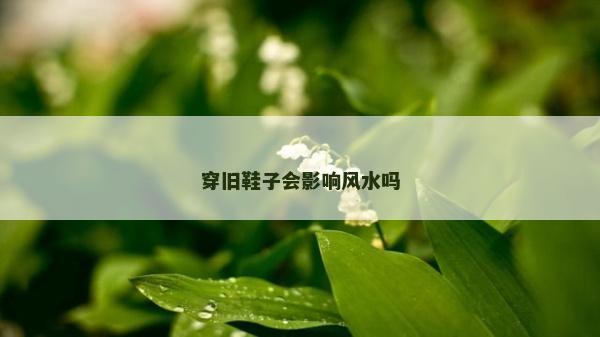 穿旧鞋子会影响风水吗