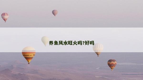 养鱼风水旺火吗?好吗