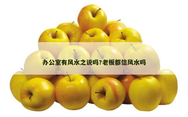 办公室有风水之说吗?老板都信风水吗