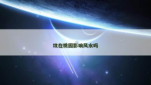 坟在桃园影响风水吗