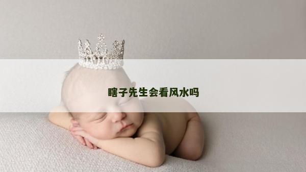 瞎子先生会看风水吗