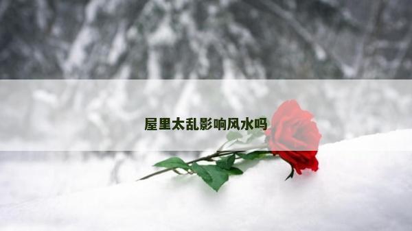 屋里太乱影响风水吗
