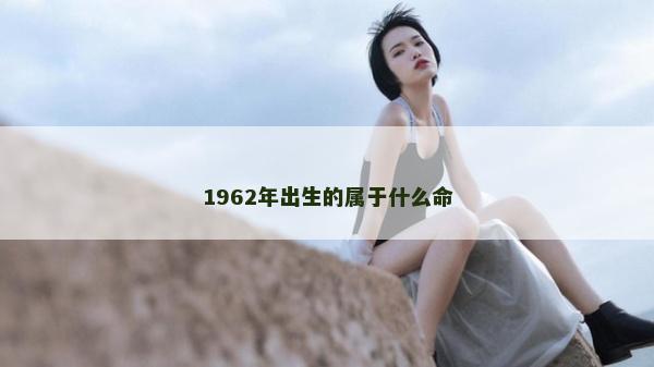 1962年出生的属于什么命