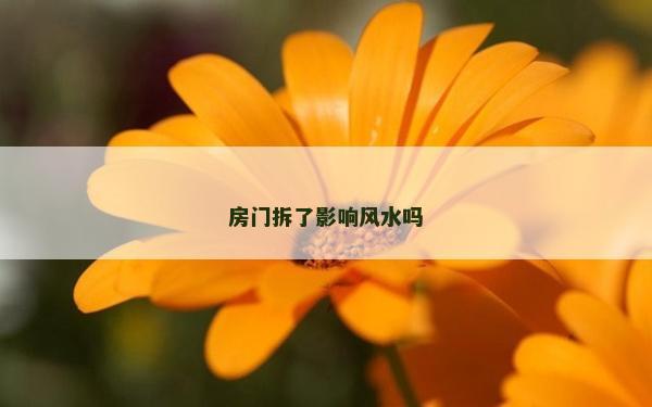 房门拆了影响风水吗