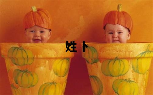 姓卜叫什么名字好 姓卜的男孩有气质的名字