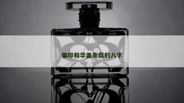 偏印和华盖命局的八字