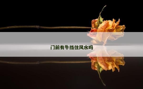 门前有牛挡住风水吗