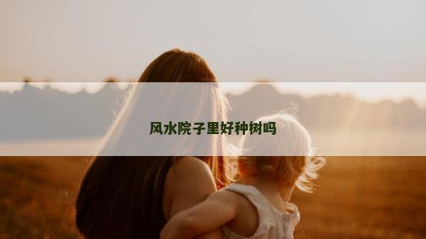 风水院子里好种树吗