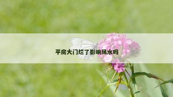 平房大门烂了影响风水吗