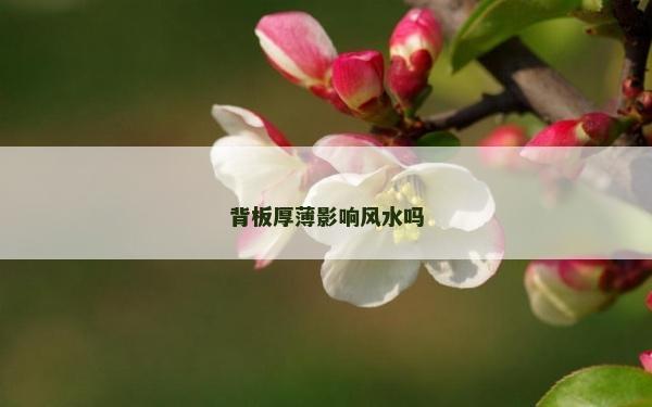 背板厚薄影响风水吗