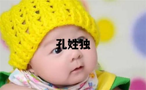 孔姓独特优美的女孩名字