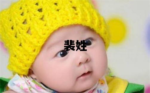 裴姓独特优美的女宝宝名字