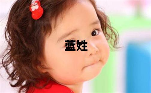 蓝姓朗朗上口的男孩名字,取什么名字好