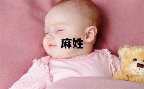 麻姓冷门独特的男宝宝名字