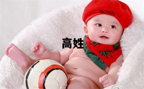 高姓吉利的男宝宝名字